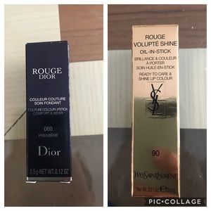 Dior and YSL Lipstick